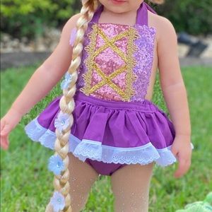 Rapunzel inspired Romper costume